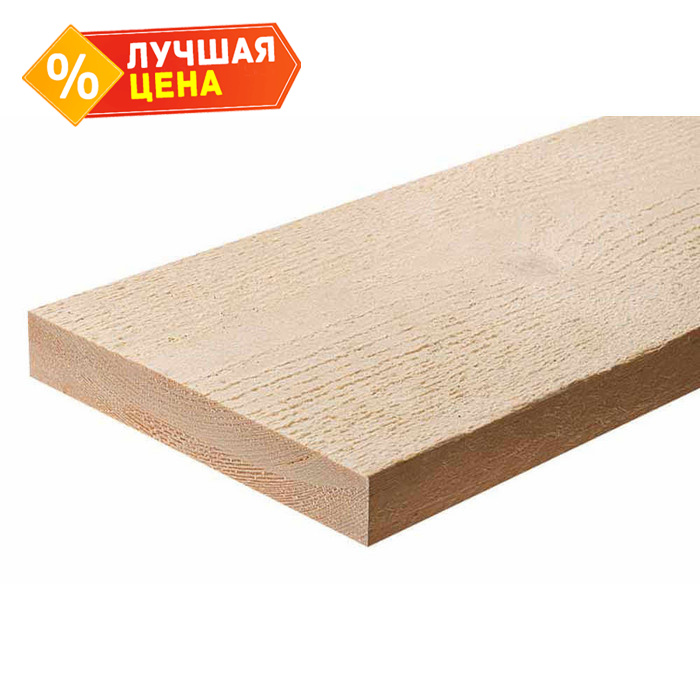 Доска обрезная сухая 25х100х6000 сорт 1-3